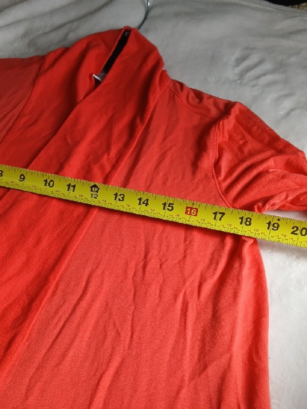 Liz Claiborne Coral Open-Front Draped Cardigan - Picture 7 of 9